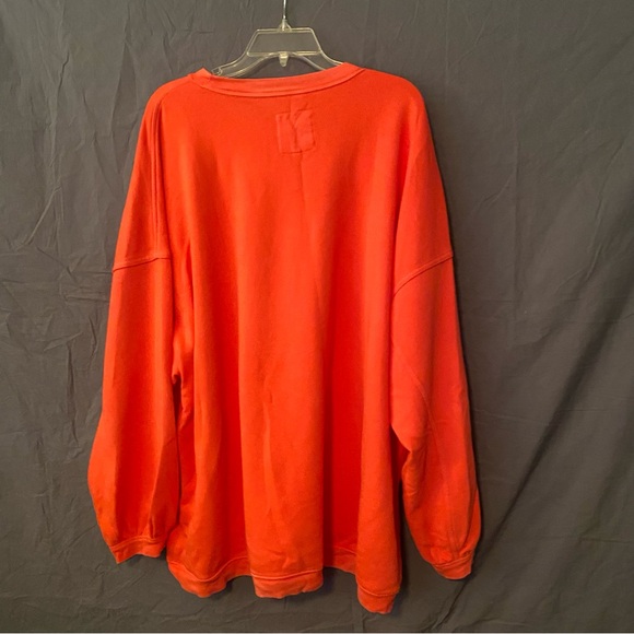 Aerie Real Crew Sweatshirt; Resort Red; XXL; Like New - Picture 8 of 10
